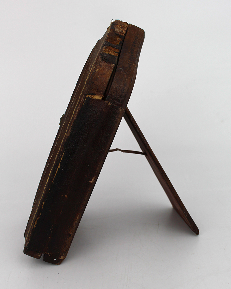 Antique Leather Cased Travel Crucifix Set - Image 3 of 11