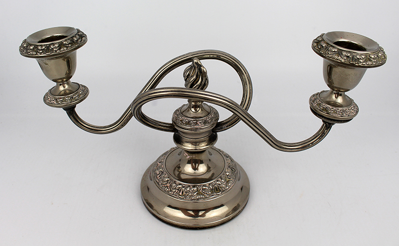 Vintage Silver Plated Candelabra - Image 2 of 4