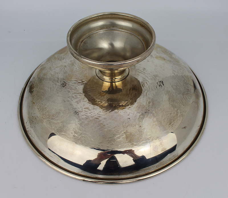 Vintage Engraved Silver Plate Centrepiece Tazza - Image 3 of 3