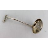 Late Victorian Solid Silver Sugar Sifter Spoon