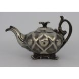 Antique Silver Plated Tea Pot by James Dixon & Sons