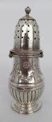 Edwardian Solid Silver Sugar Caster by Matthew John Jessop