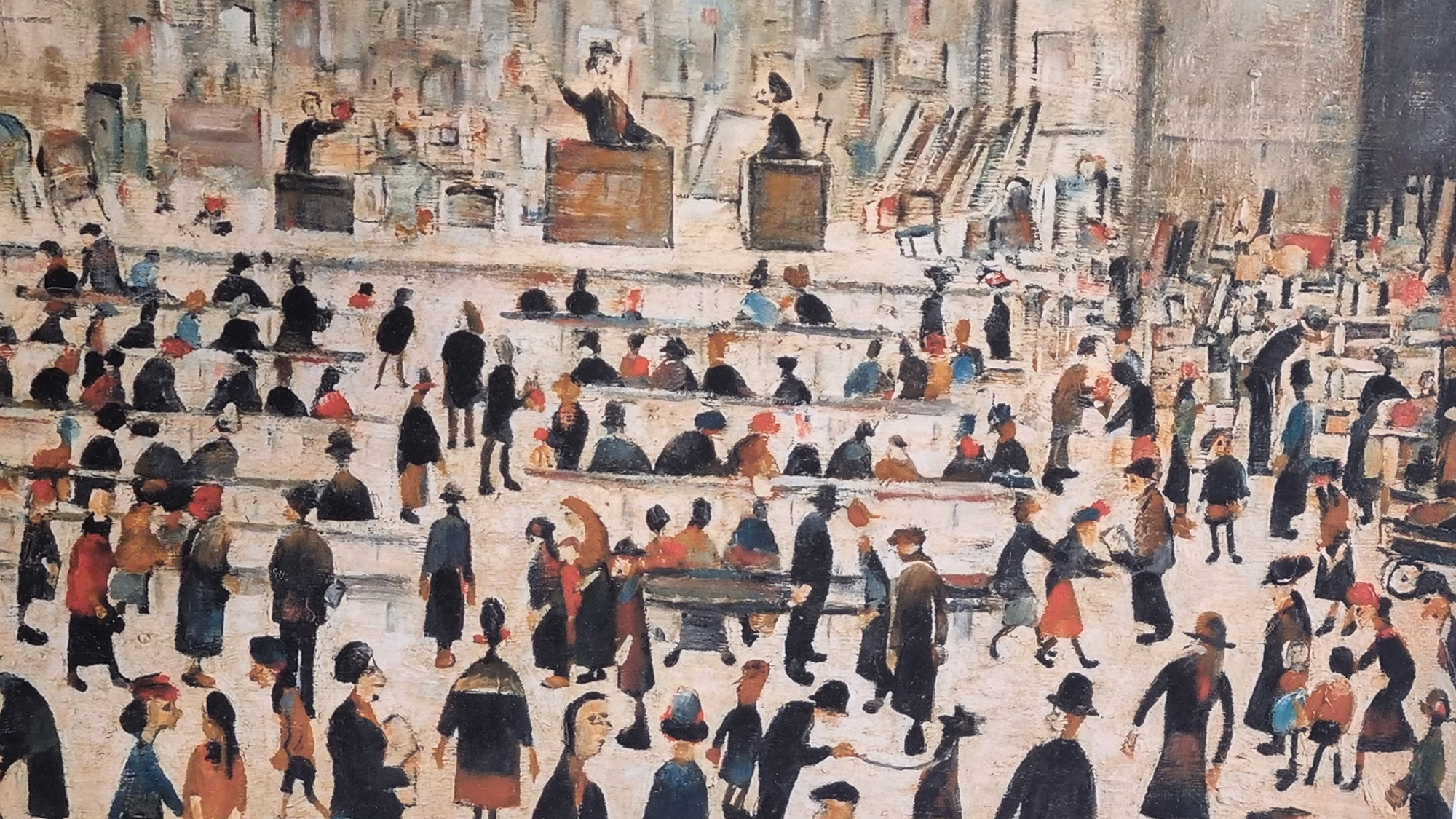 L.S. Lowry Limited Edition """"The Auction"""" - Image 5 of 9
