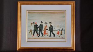Limited Edition L.S. Lowry """"On The Promenade""""