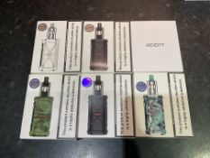 Joblot 6 x Adept Zlide Vape Mods RRP £200