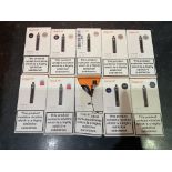 Joblot 10 x Aspire Pocex Kit Vape Pens Stainless Steel Pink Black Mix RRP £200