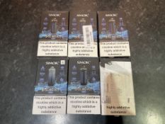 Joblot 6 x Smok IPX 80 Kit Top Vape Mods Black & Blue RRP £250