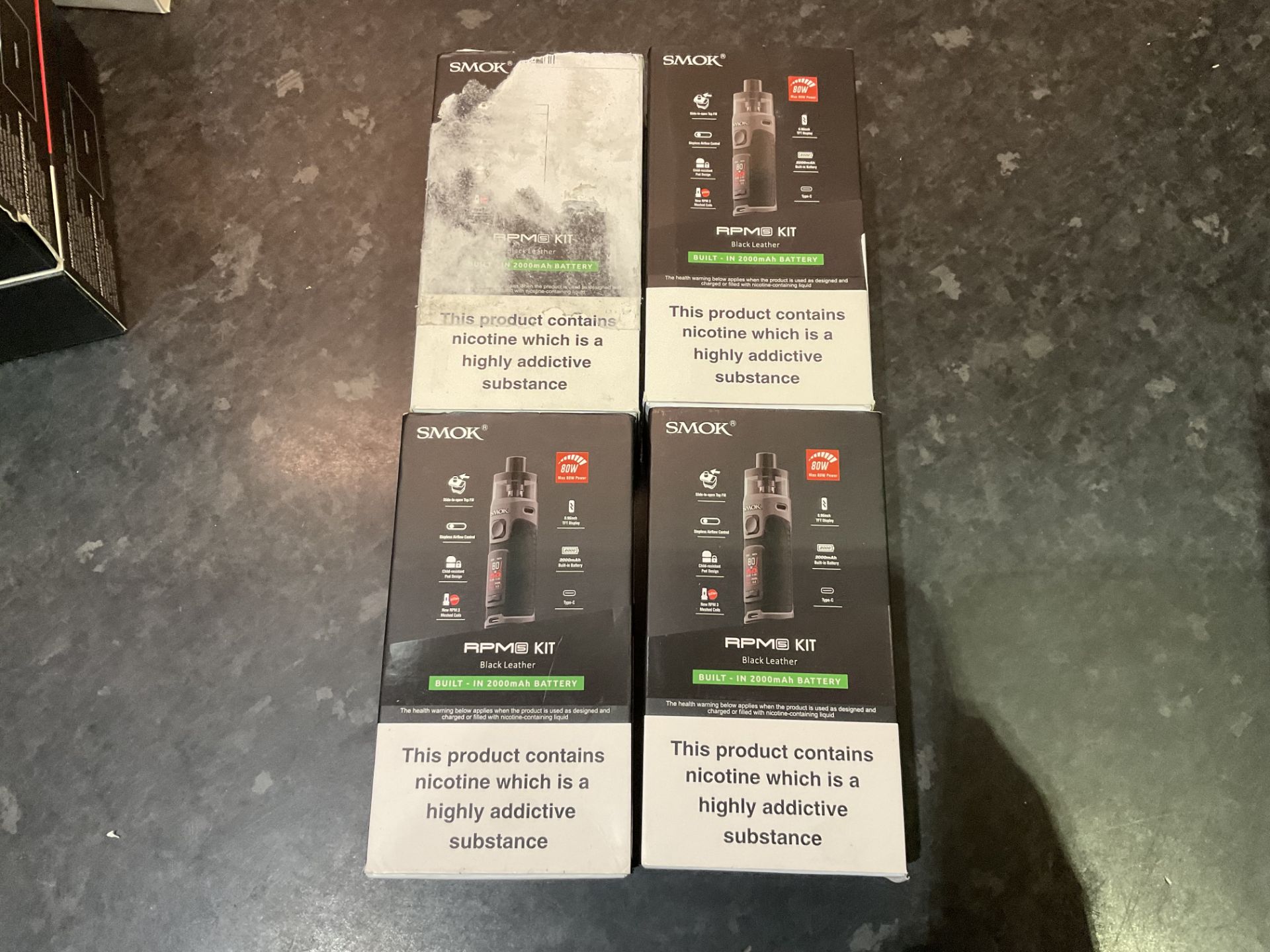 Joblot 4 x Smok RPM 5 Kit Vape Mods Black RRP £150