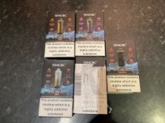 Joblot 5 x Smok IPX 80 Kit Top Vape Mods Black & Red Gold Rainbow RRP £200