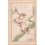 Bilson, Cinderfoot, Lydbrook, Lydney, Antique Railway Diagram-86.