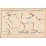 Athenry Claremorris Tralee Ireland Antique Railway Diagram-128.