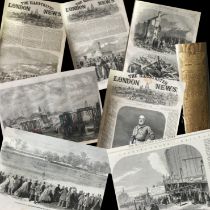 Illustrated London News Antique Bound Jan-June 1864 Over 600 Pages.