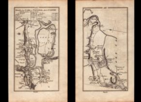 Ireland Rare Antique King George III 1777 Map Cork to Bantry to Skibbereen.