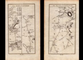 Ireland Rare Antique King George III 1777 Map Sligo Castlebar Tobercorry Co Mayo.