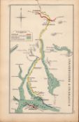 Craigendoran & Crianlarich Scotland Antique Railway Junction Diagram-137.