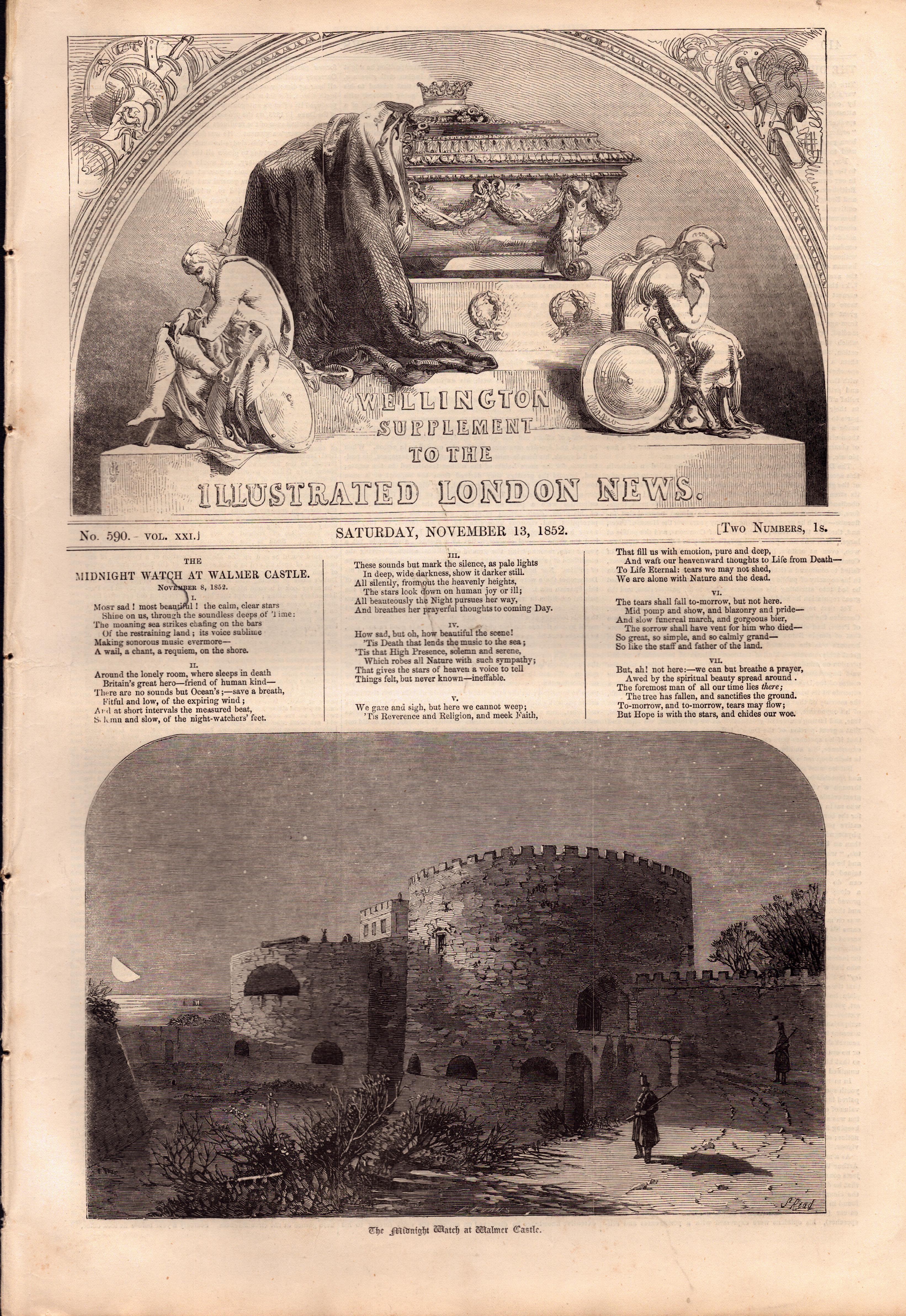 Illustrated London News 1852 Death/Funeral the Duke of Wellington 8 Antique Editions. - Image 9 of 16