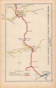 Swindon, Marlborough, Andover Antique Railway Diagram-107.