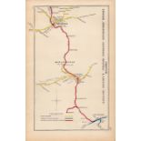 Swindon, Marlborough, Andover Antique Railway Diagram-107.