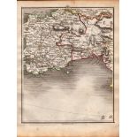 Wales Cardigan Tenby Pembroke Carmarthen John Cary's Antique 1794 Map-20