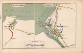 Portishead & Avonmouth Antique Railway Junction Diagram-157.