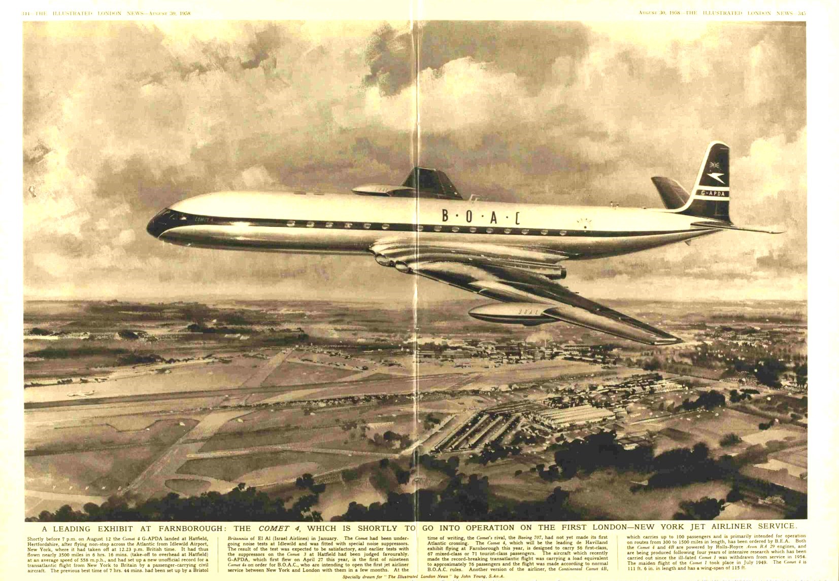 Illustrated London News Bound Edition 1958 July-Sept Over 600 Pages. - Image 9 of 11