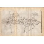 Mail Road London To Holyhead Detailed King George IV Antique Map.