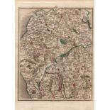 Lake District Kendal Cumbria John Cary's Antique King George III 1794 Map-58.