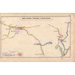 Tilehurst Reading Wokingham Berkshire Antique Railway Diagram-64.