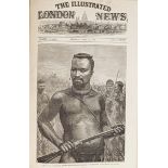Dabulamanzi Son Of Zulu King Cetewayo 1879 Antique Woodcut Print.