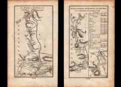 Ireland Rare Antique 1777 Map Clonmel Lismore Dungarvan Cork Youghal.