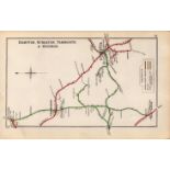 Nuneaton Tamworth Wichnor Warks Antique Railway Junction Diagram-76.