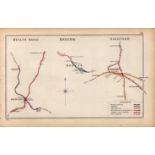 Builth Road, Brecon, Sleaford Antique Railway Junction Diagram-85.