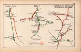 Codnor Park, Derby, Wycombe Antique Railway Junction Diagram-54.