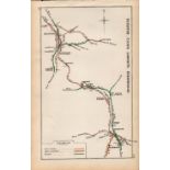 Beighton, Clown, Shirebook, Derbyshire Antique Railway Diagram-134.