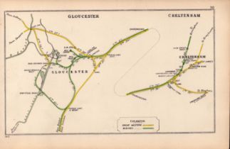 Gloucester & Cheltenham Antique Railway Junction Diagram-30.