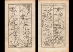 Ireland Rare Antique King George III 1777 Map Mullingar Dundalk Louth Castleblaney.