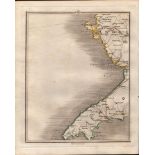 Caernarfon Bay Anglesey Holyhead Pwllheli-John Cary’s Antique 1794 Map.