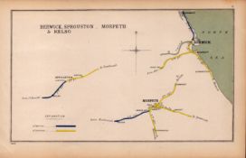 Berwick Sprouston Morpeth & Kelso Antique Railway Junctions Diagram-6.