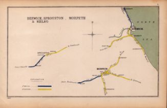 Berwick Sprouston Morpeth & Kelso Antique Railway Junctions Diagram-6.