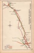 Annesley, Bagthorpe, Kirby Notts Antique Railway Junctions Diagram-143.