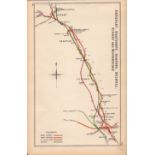 Annesley, Bagthorpe, Kirby Notts Antique Railway Junctions Diagram-143.