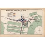 Millwall Docks Harrow Lane & Poplar London Antique Railway Diagram-56.