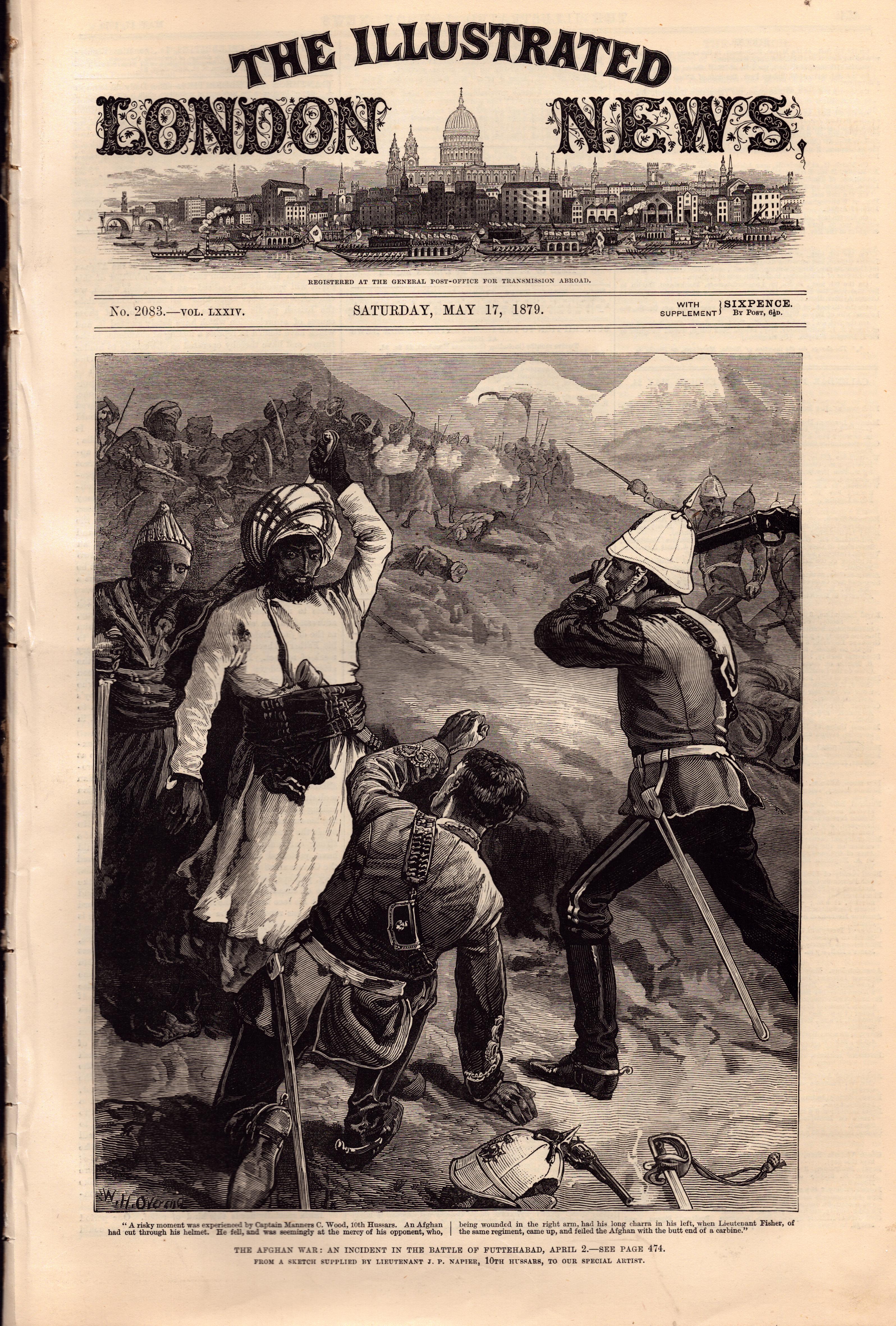 Zulu & Afghan Wars Illustrations & Reports Job lot of 8 Antique 1879 Newspapers-1. - Image 7 of 9