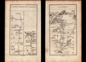 Ireland Rare Antique 1777 Map Dublin Enniscorthy Wexford Taghmon Etc.