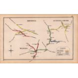 Smethwick & Walsall Midlands Antique Railway Junction Diagram-89.