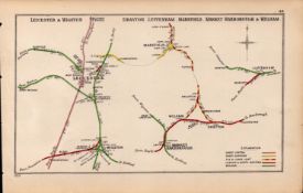 Leicester, Wigston, Drayton, Welham Antique Railway Junctions Diagram-48.