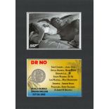 James Bond Dr No 60th Anniversary Mount & Shilling Coin Gift Set.