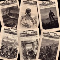 Zulu & Afghan Wars Illustrations & Reports Job lot of 8 Antique 1879 Newspapers-1.