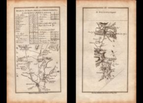 Ireland Rare Antique 1777 Map Sligo Mullingar Sonna Lough Roscommon.
