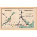 Dundalk Newry Londonderry Ireland Antique Railway Diagram-123.